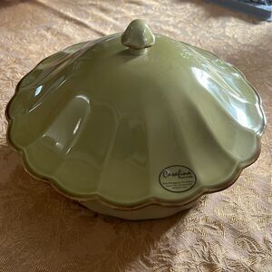 Casafina Casa Stone Covered Casserole Dish - Autumn Waves Portuguese Stoneware.